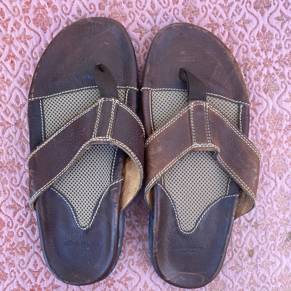 Eddie Bauer Shoes Vintage Mens Eddie Bauer Leather Sandals 213 Us